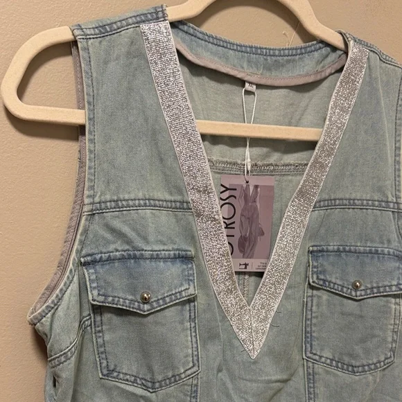 Denim Fringe Dress - Picture 3 of 7